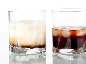 White russian Cocktails met alcohol