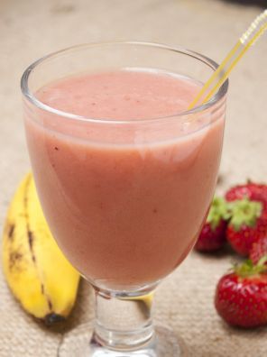 Aardbeien-banaansmoothie Smoothies Aardbeien-banaansmoothie Smoothies