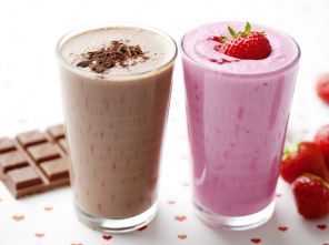 Aardbeienmilkshake Smoothies