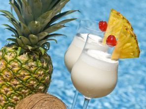 Pina Colada Cocktails met alcohol